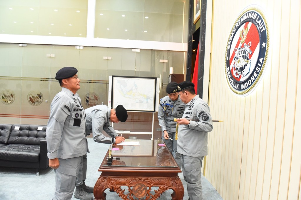 Enam Jabatan Pimpinan Tinggi Pratama Bakamla RI Diserahterimakan