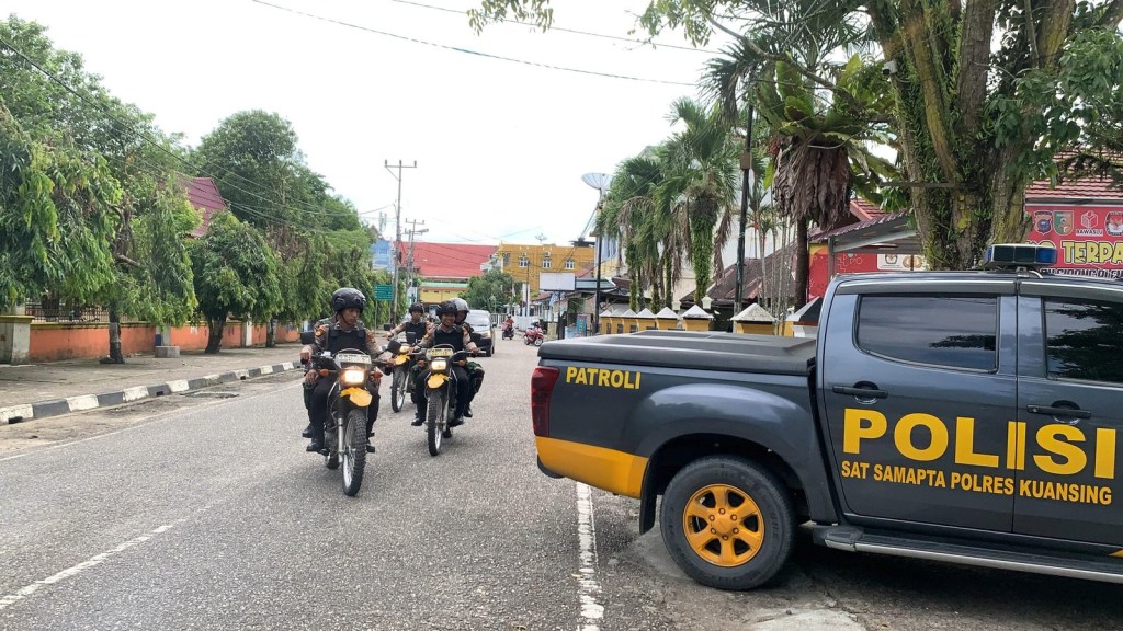TNI-POLRI Patroli Gabungan Objek Vital di Wilayah Kab. Kuansing