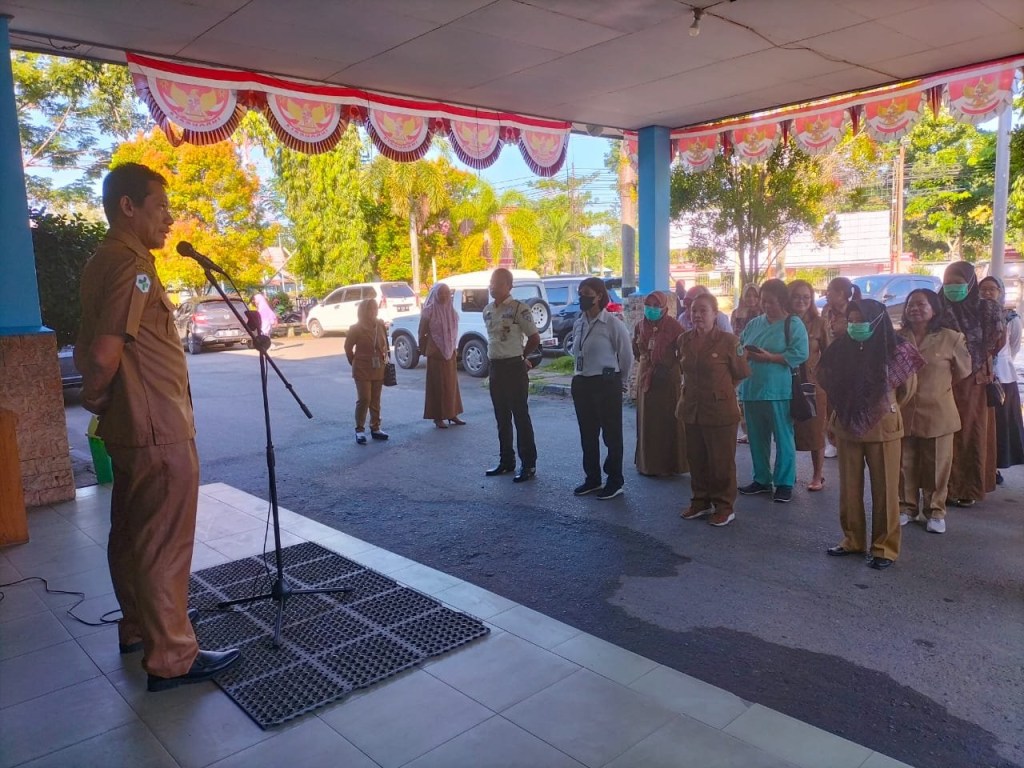 Apel Pagi, RSUD Kapuas Lakukan Halal Bihalal Antar Karyawan Pasca Libur Idul&nbsp;Fitri