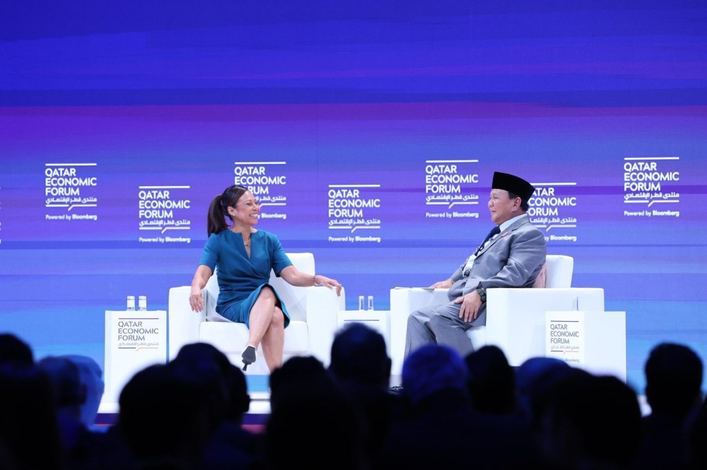 Menhan Prabowo Bicara di Qatar Economic Forum, Bahas Pembangunan Negara